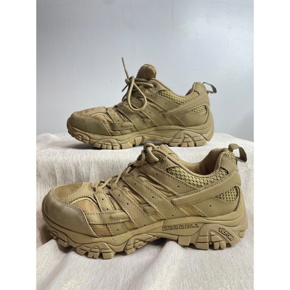Merrell Moab 3 Tactical Desert Tan Waterproof Hiking Boots Men\'s Size 7